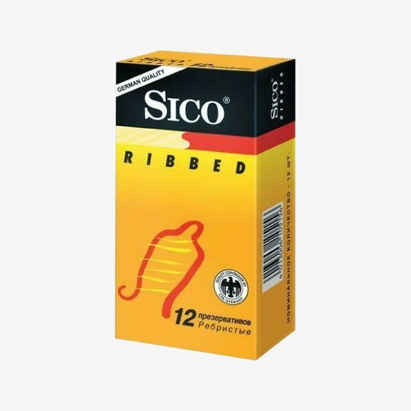 Sico презерватив Ribbed 12шт