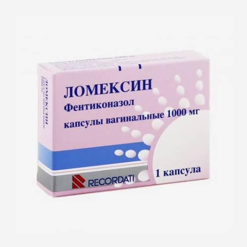 Ломексин ваг. капс. 1000мг