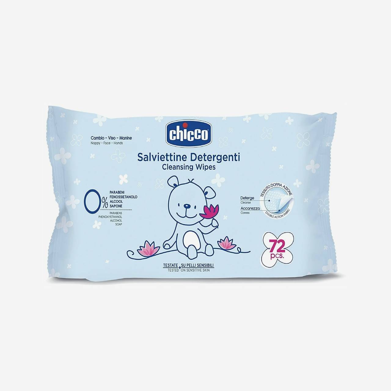 Chicco влажные салфетки 72шт.