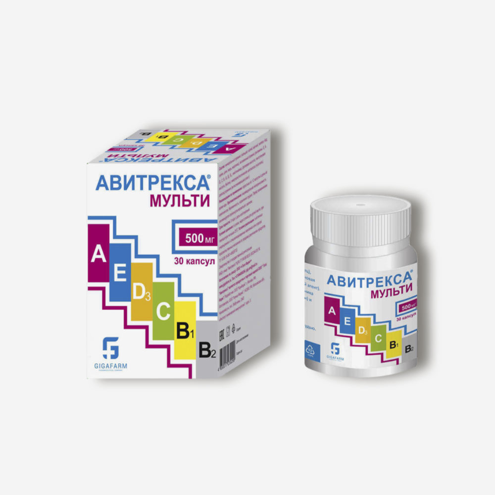 Авитрекса мульти 500мг капс. 30шт.