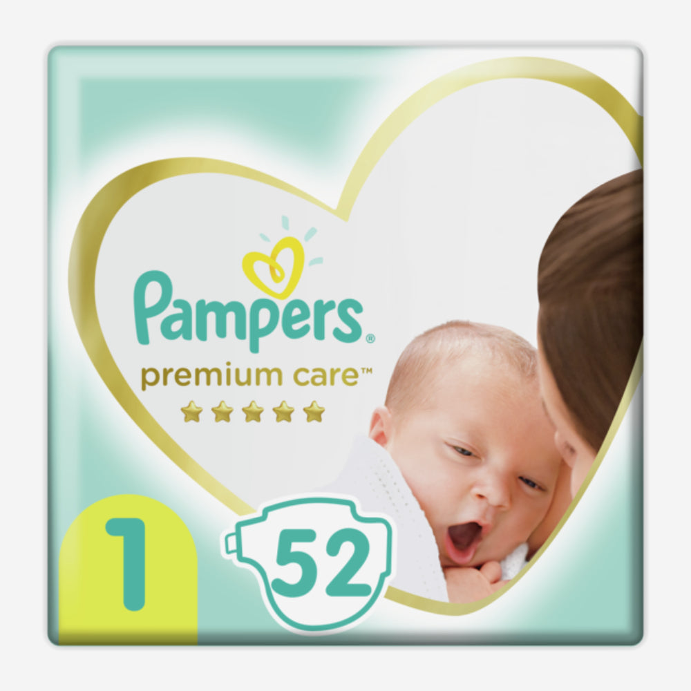 Pampers Premium подгузники N1 52шт.