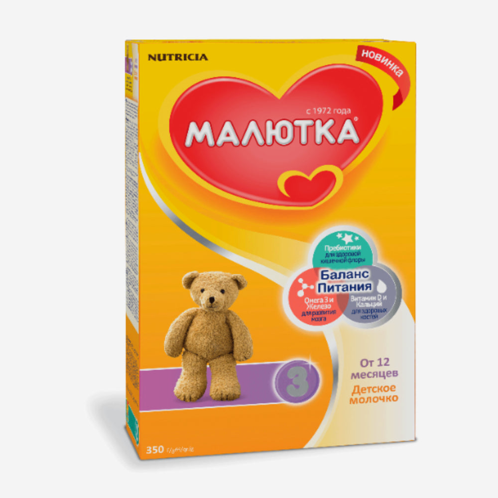 Малютка 3 сухая молочная смесь от 12 мес. 350г