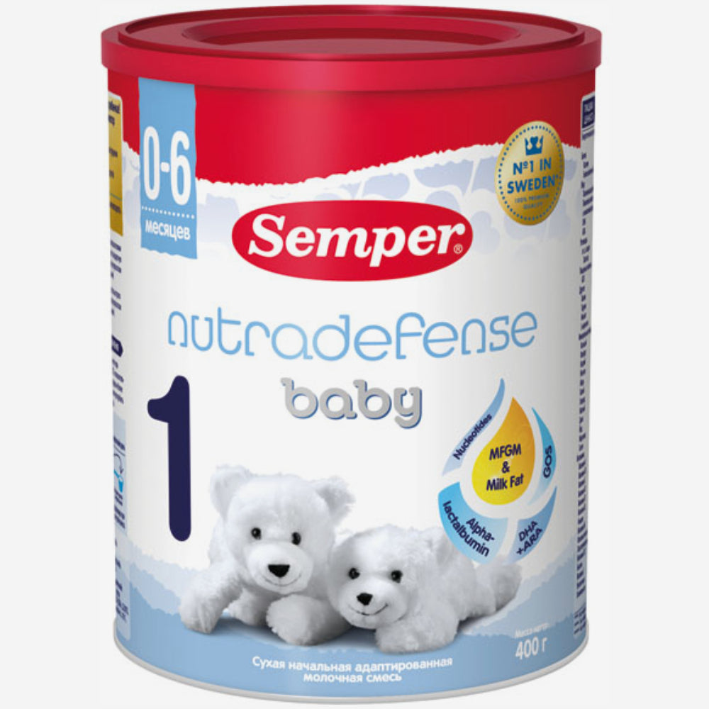 Semper nutradefense baby 1 0-6 месяцев 400г