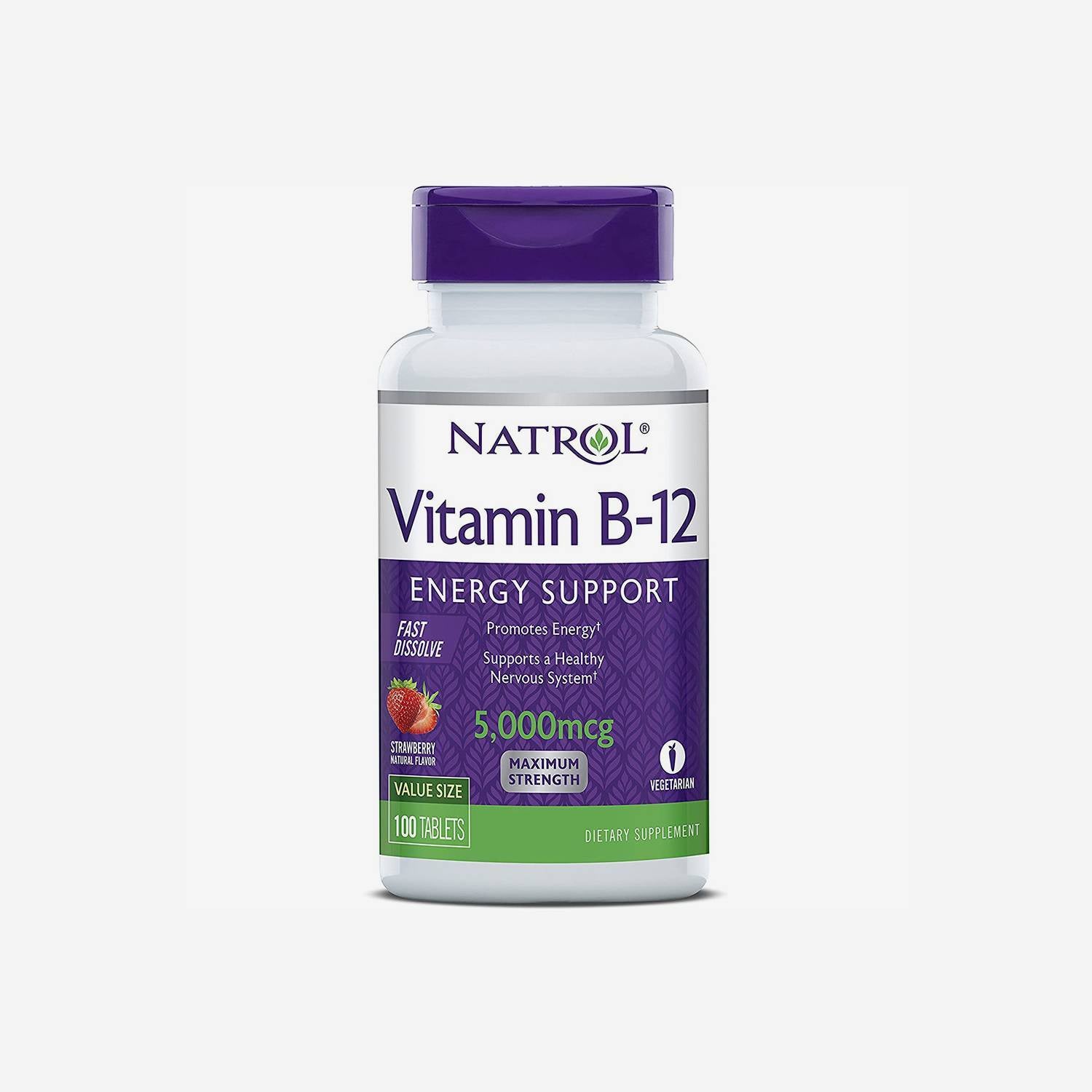 Natrol Витамин B12 5000мкг 100шт.