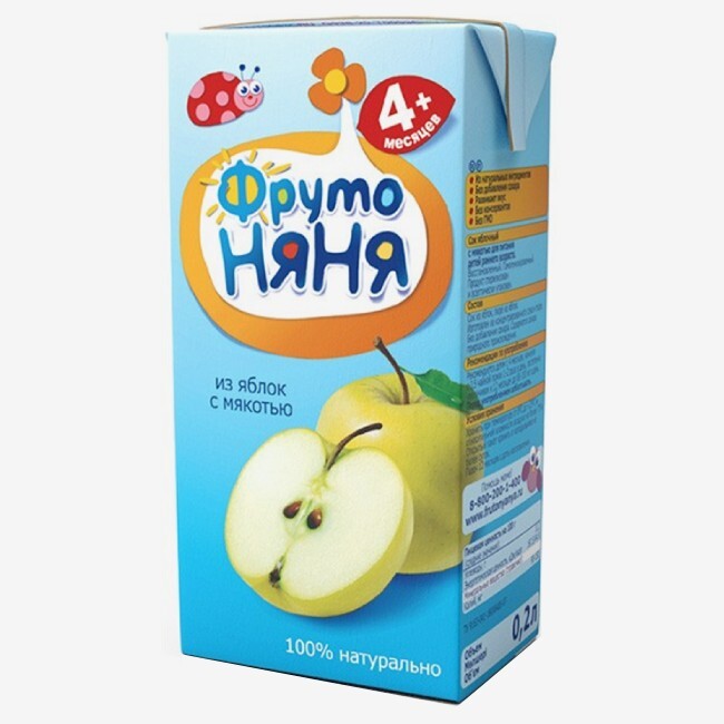 Фруто Няня сок яблоко