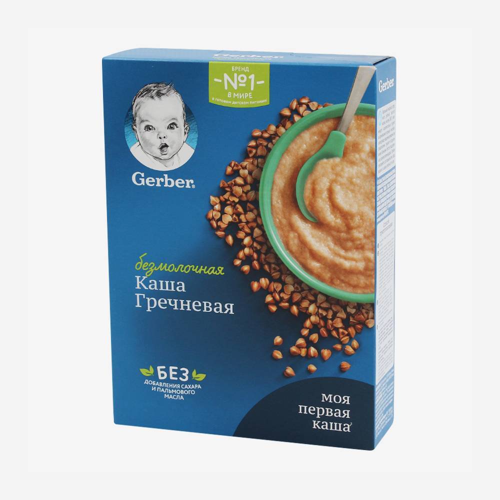 Gerber безмолочная гречневая каша 180г