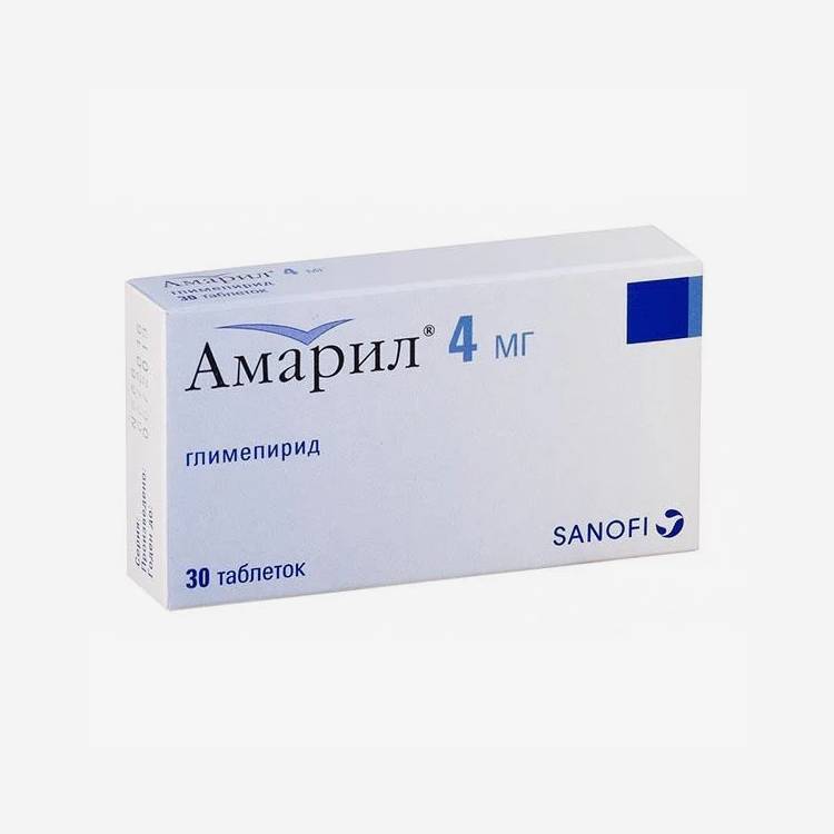 Амарил  4мг 30шт.