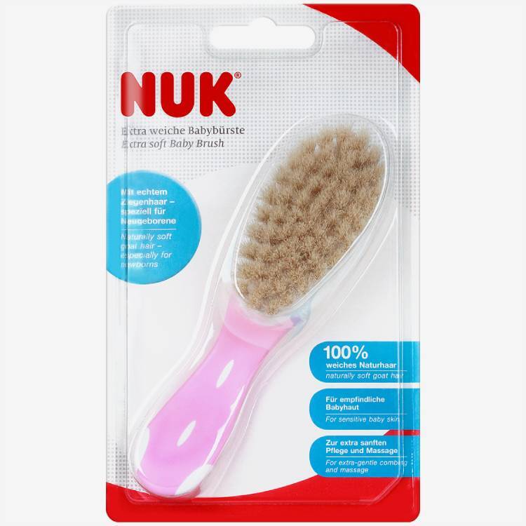 Nuk детская щетка из натуральной щетины