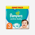 Pampers подгузники N3 90шт.