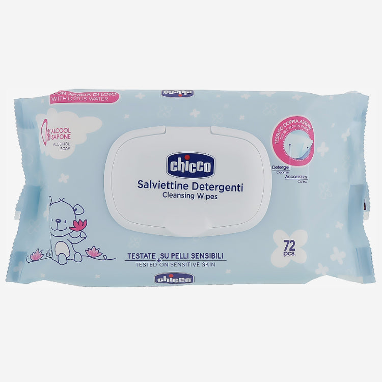 Chicco влажные салфетки 72шт.