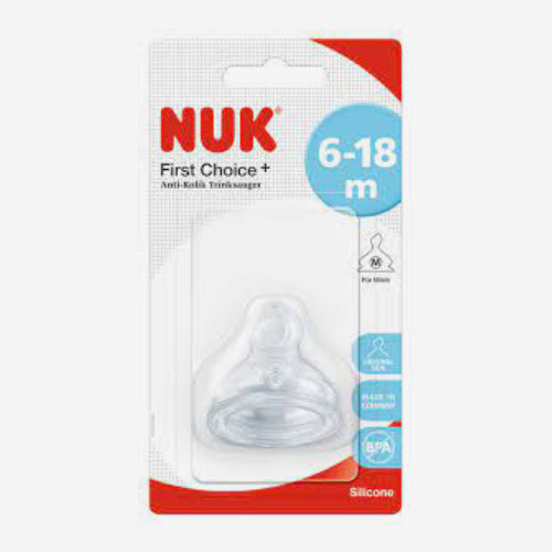 Nuk соска для/бутылочки силикон 6-18месяц