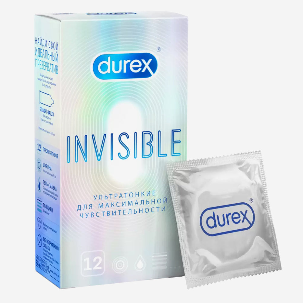 Durex invisible 12шт