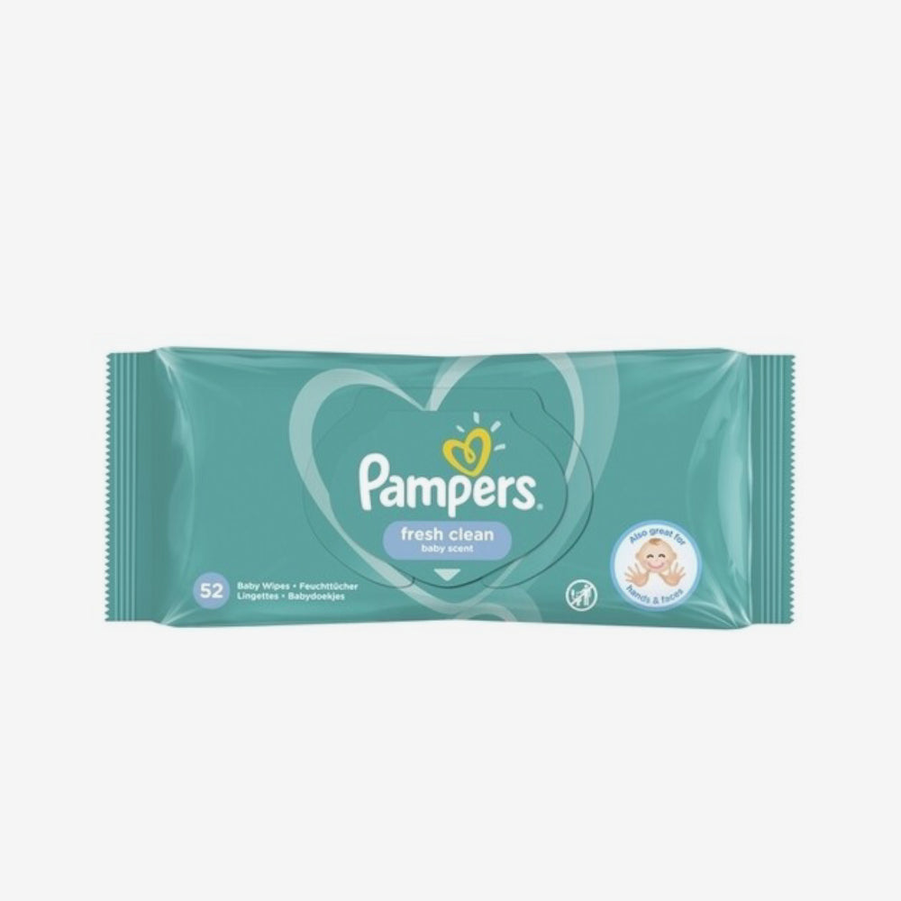 Pampers Fresh влажные салфетки 52шт.