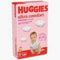 Huggies Ultra Comfort подгузники для девочек N4 80шт.