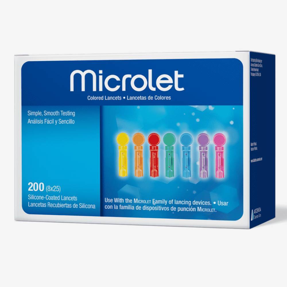 Microlet иглы для глюкометра 200шт.