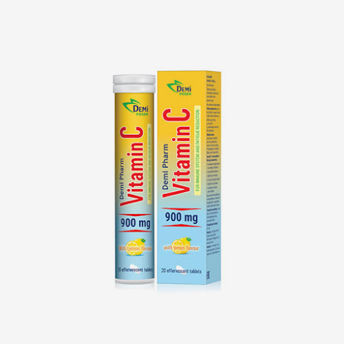Витамин С 900 мг лимон 20шт. DemiPharm