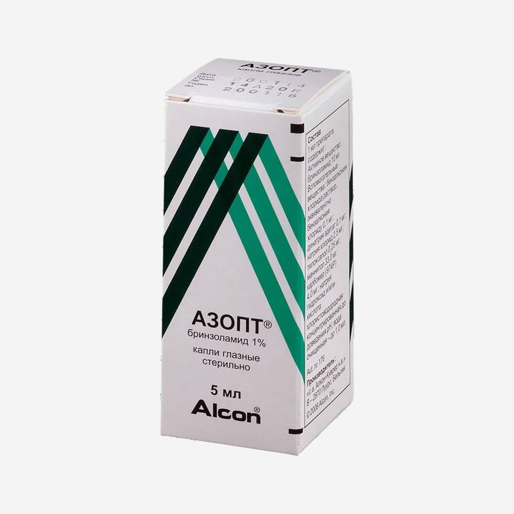 Азопт глазные капли 5мл