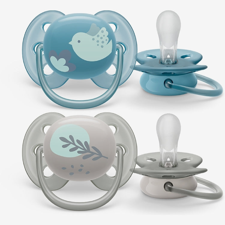 Avent Ultra Soft пустышка из силикона 6-18 мес. 2шт.