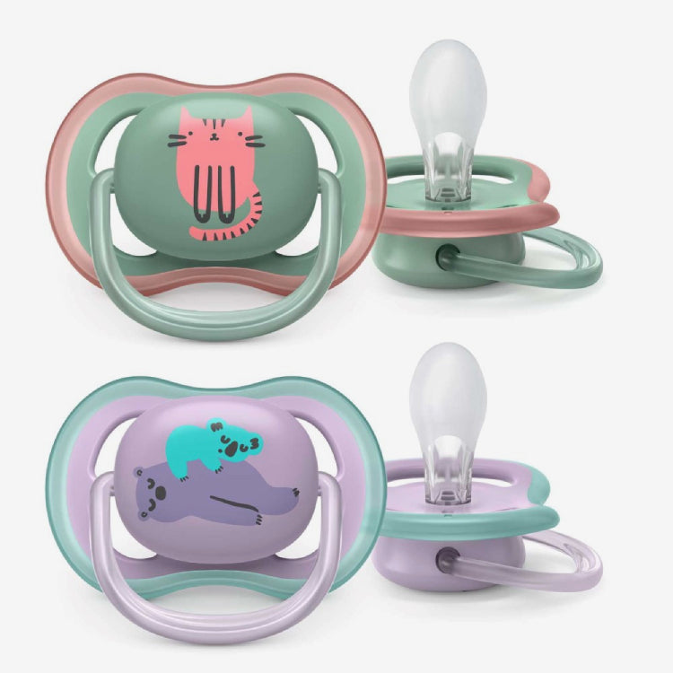 Avent Ultra Air пустышка из силикона 0-6 мес. 2шт.