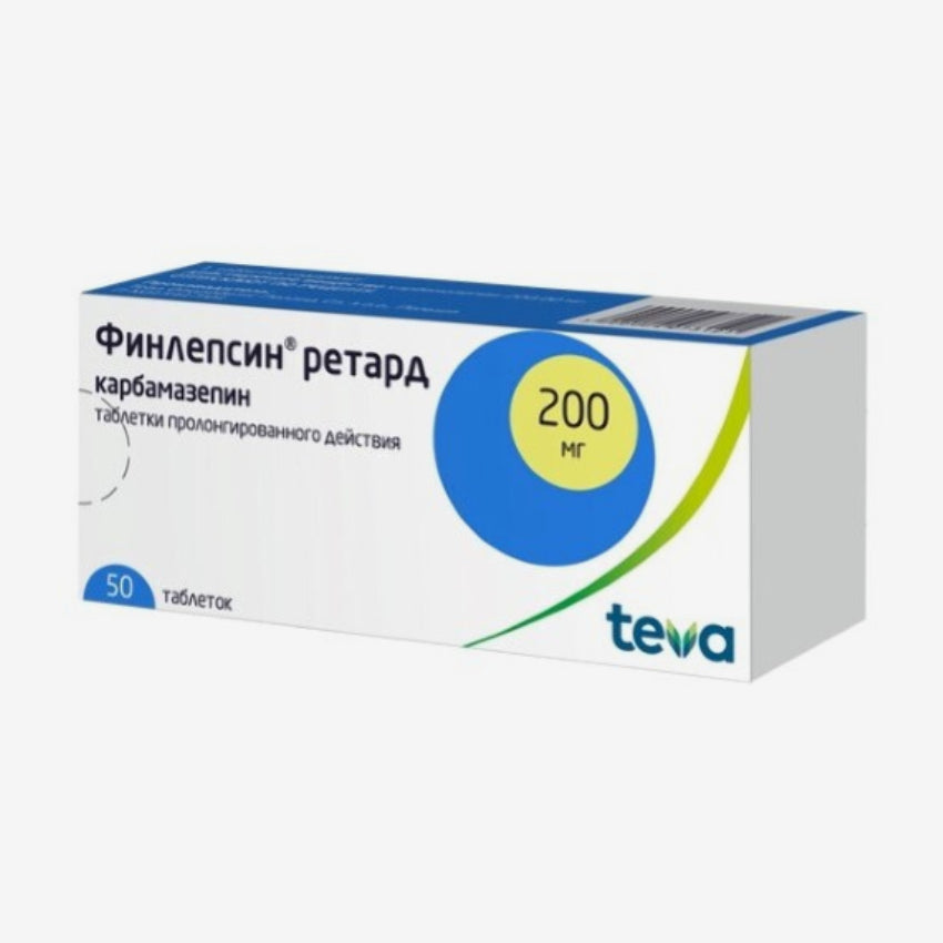 Финлепсин ретард 200мг 50шт.