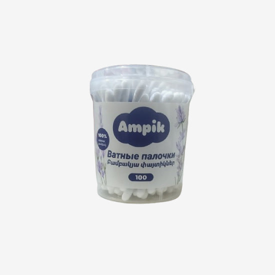 Ampik ватн. палочки 100шт.