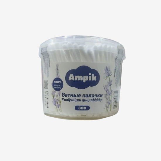 Ampik ватн. палочки 300шт.