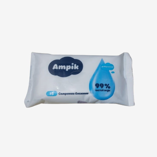 Ampik влаж. салфетки детские 15шт.