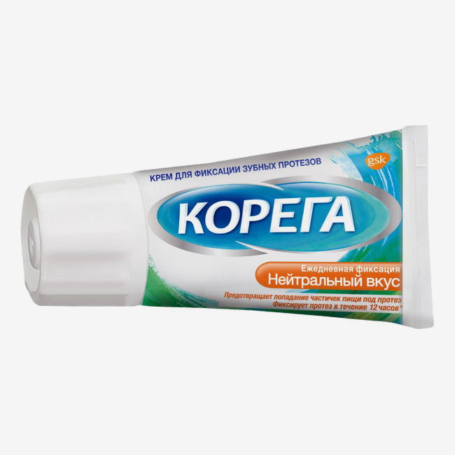 Клей Корега д / фикс. зубных протезов нейтр. вкус 20г