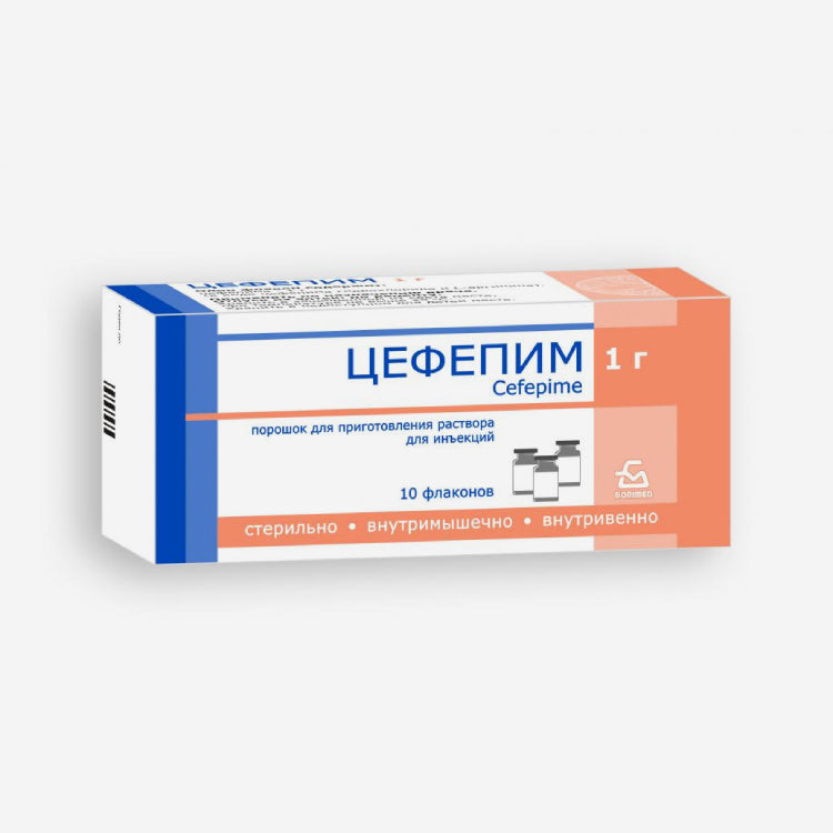 Цефепим 1г 1шт.