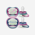 Avent Ultra Air Nighttime пустышка из силикона 6-18 мес. 2шт.