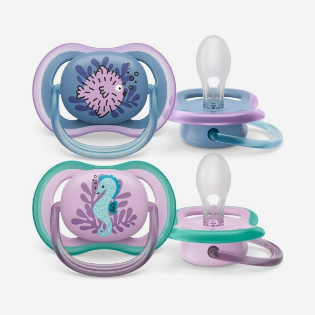Avent Ultra Air пустышка из силикона 6-18 мес. 2шт.
