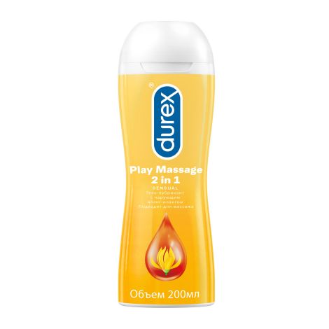 Durex гель-смазка плей массаж 200мл
