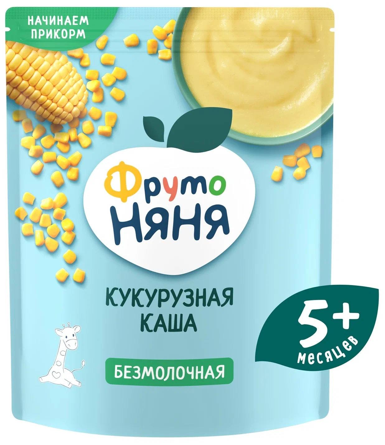 Фруто Няня каша кукурузная безмолочная 5 мес. 200гр  -,