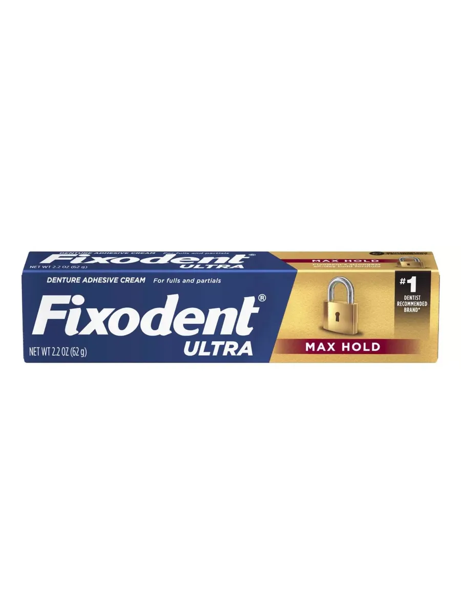 Фиксодент Fixodent Ultra крем для фиксации съёмных протезов 62 г