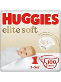 Huggies Elite Soft  подгузники N1 100шт.