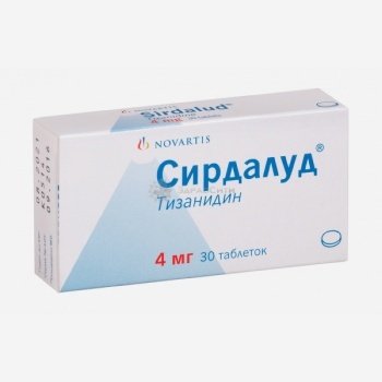 Сирдалуд 4мг 30шт.