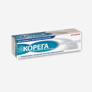 Клей Корега д/фикс. зубных протезов нейтр. вкус 40г