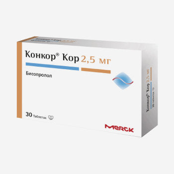 Конкор кор 2.5мг 30шт.
