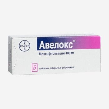 Авелокс тaб. п/о 400мг 5шт.